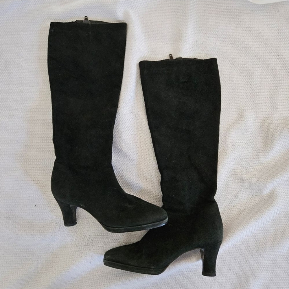 Enzo Angiolini Suede Mid Calf Boots Size 5.5 - Picture 5 of 8